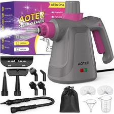 Pressurized Handheld Steam Cleaner, Portable Multi-Surface Cleaner for Home, ...