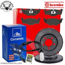 BREMBO Bremsensatz Bremsscheiben Beläge Ceramic + Petec Paste vorne für BMW