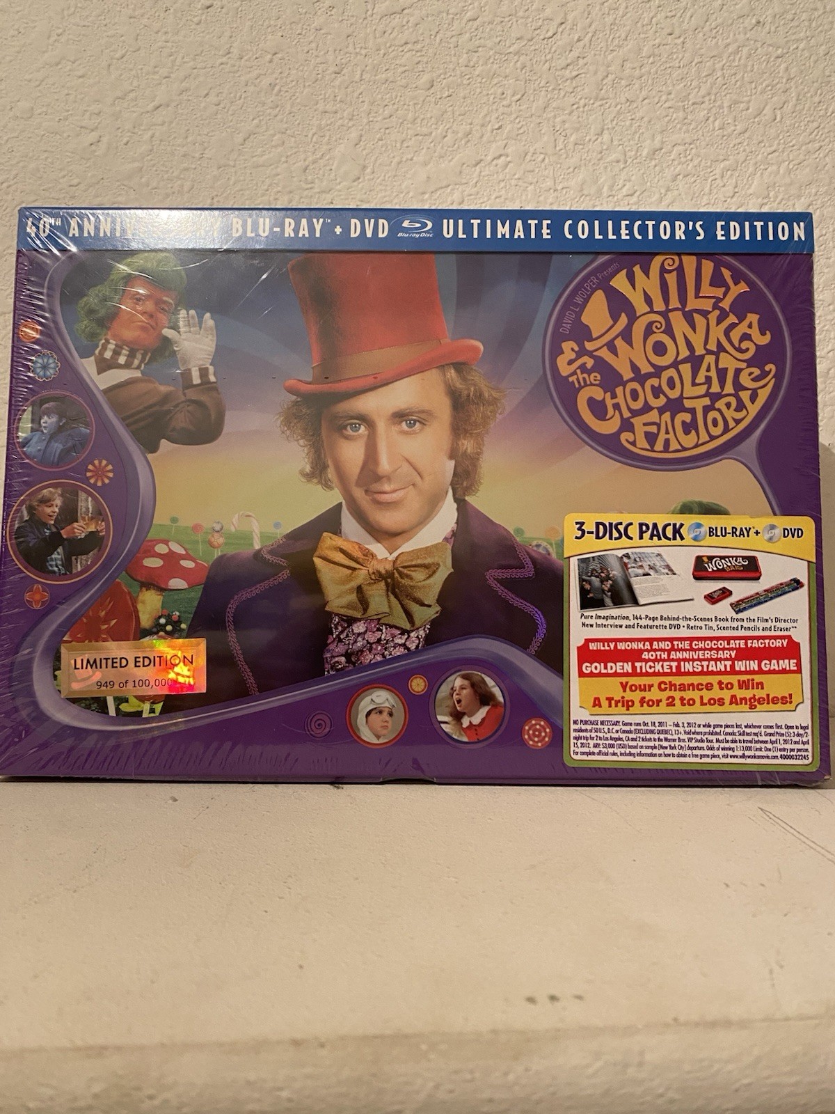 Willy Wonka And The Chocolate Factory: Ultimate Collector's Edition BLU-RAY, DVD