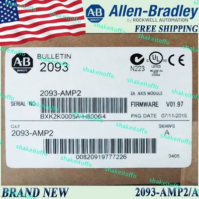 100%New AB 2093-AMP2/A Kinetix 2000 Multi-Axis Servo Drive Axis Module 0.6kW