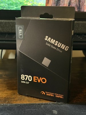 Samsung 870 EVO SATA III SSD 1TB 2.5  Internal Solid State Drive, Upgrade PC or