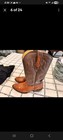 Men’s 12.5 (30.5) Soto Exotic Ostrich Print Cognac Boots Real Leather — photo 6
