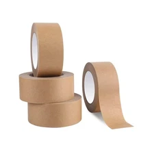 WANBAO 4 Rolls Kraft Paper Tape Brown Packing Tape 2 inch x 55 Yard... Fast Ship