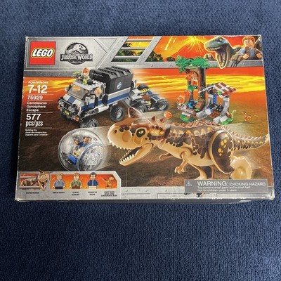 LEGO Jurassic World 75929 Carnotaurus Gyrosphere Escape New Sealed