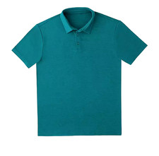 New MEMBER'S MARK Men Soft Polo Shirt - Fabric UPF 30 Sun Protection Size: M