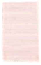 Luigi Borrelli Pink Striped Long Scarf - 54" x 27" - LBSS12168 