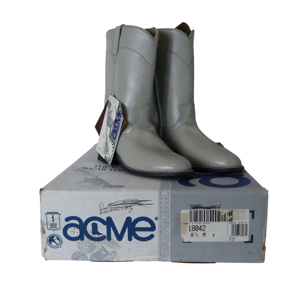 ACME ⭐️VINTAGE COWBOY BOOTS ACME 8.5 #outwestmarket main image 3