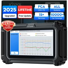 XTOOL D6 OBD2 15+Services Full System Diagnostic Tool Lifetime Free Update FCA