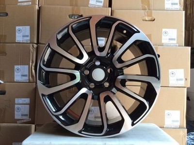20'' BLACK MACHINE WHEELS RIMS FITS RANGE ROVER SPORT LAND ROVER DISCOVERY SPORT