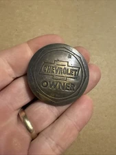 Chevy Chevrolet Pin Epaulette Auto Car Truck USA Brass Memorabilia Automobile