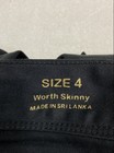 Lilly Pulitzer Women's Black Worth Skinny Cotton Blend Stretch Pants Sz 4 — photo 4