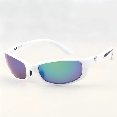 New In Box Costa Brine 580p Polarized Sunglasses (White/Green)