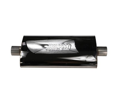 JDMSPEED 19  Stainless Steel Universal Proxs Muffler, Oval 2.5 Inch Center