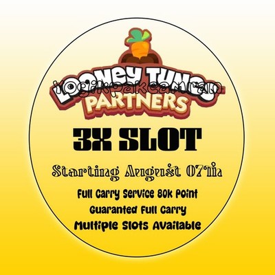 LOONEY TUNES PARTNERS MONO_POLY_GO PARTNERS - 3X SLOT FULL CARRY SERVICE