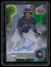 2023 Bowman's Best #B23-GM Gabriel Martinez Refractor Blue Jays Auto