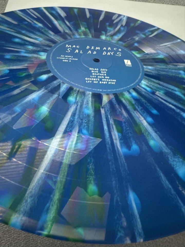 Mac Demarco SALAD DAYS 10TH ANNIVERSARY “BLUE BOY” EDITION VINYL Mint/Unplayed - Image 3 of 4