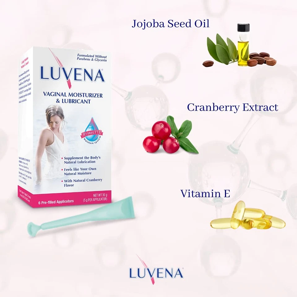Crema hidratante vaginal LUVENA - Apoyo para la menopausia, sequedad íntima e irritación... Foto 3 de 4