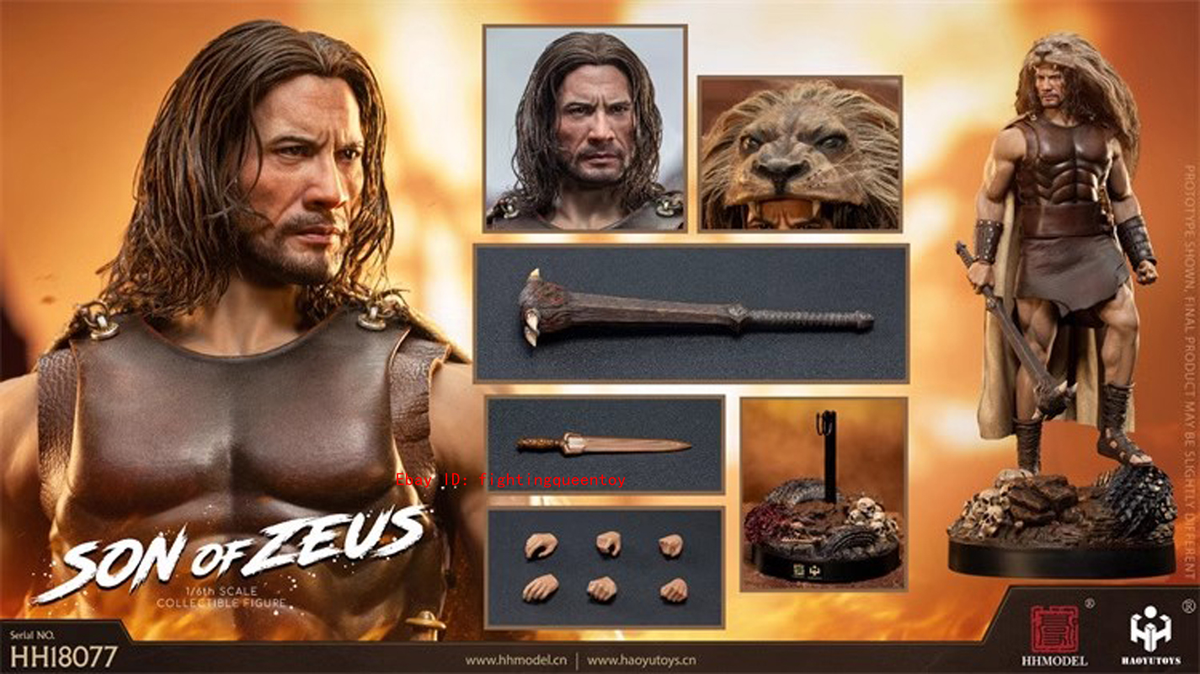 HHMODEL&HAOYUTOYS HH18077 Hercules Son Of Zeus 1/6 Action Figure