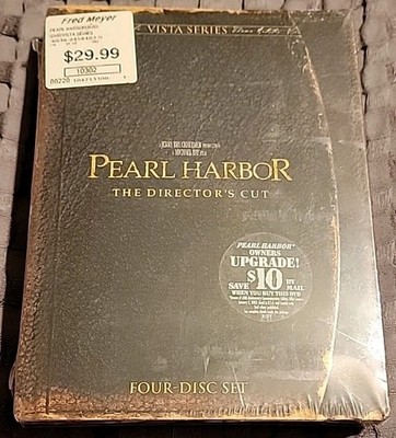 NEW Pearl Harbor (DVD, 2002, 4-Disc Set, Vista Series Directors Cut) SEALED