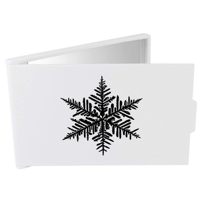 'Winter Snowflake' Compact / Travel / Pocket Makeup Mirror (CM00053176)