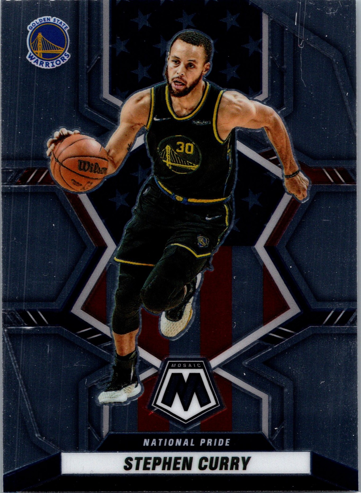2021-22 Panini Mosaic #247 Stephen Curry