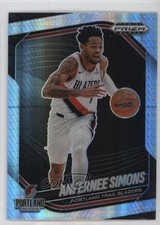 2024-25 Panini Prizm Black Hyper Prizm Anfernee Simons #60 1qy3