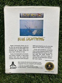 Blue Lightning Atari Lynx Complete With Manual And Box