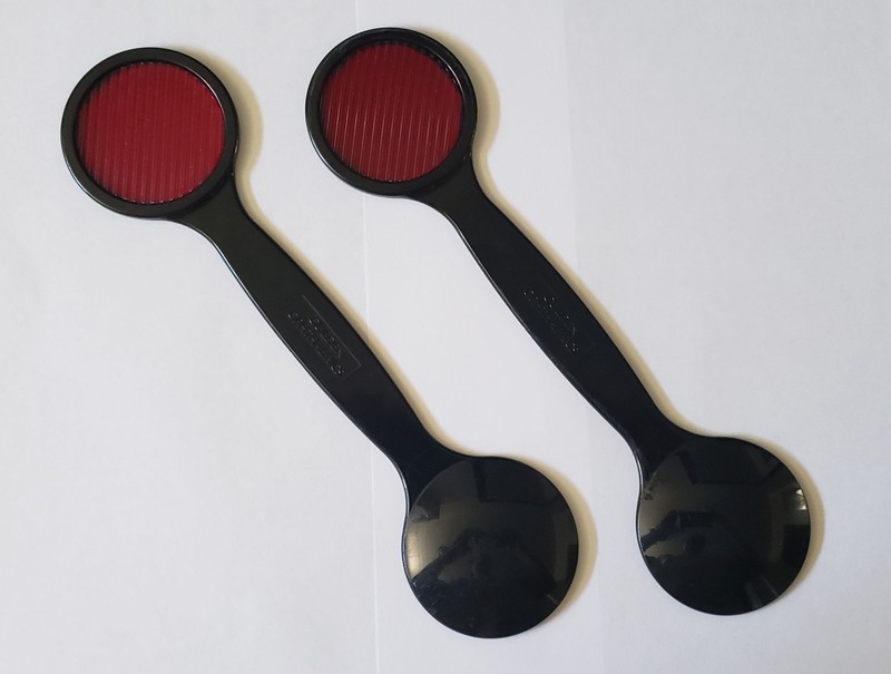 Maddox rod and Occluder combination, set of 2