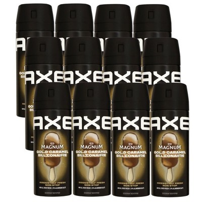 Axe Magnum Gold Caramel Billionaire 12 x 150 ml Deodorant Spray Set