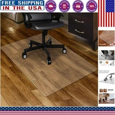 Multipurpose Transparent Floor Mat for Hard Floors - 36" x 48" Rectangle