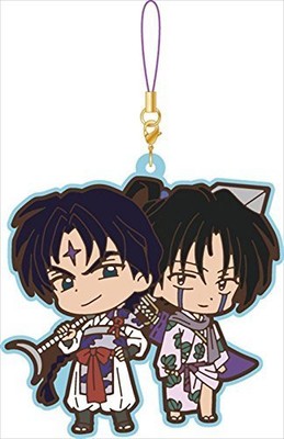Inu Yasha Bankotsu and Jakotsu Group Rubber Phone Strap Anime Manga NEW