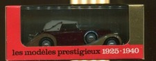  Solido Age d'Or Delage D8 #120 1939 die cast France Beige/Red/White 1/43 scale 