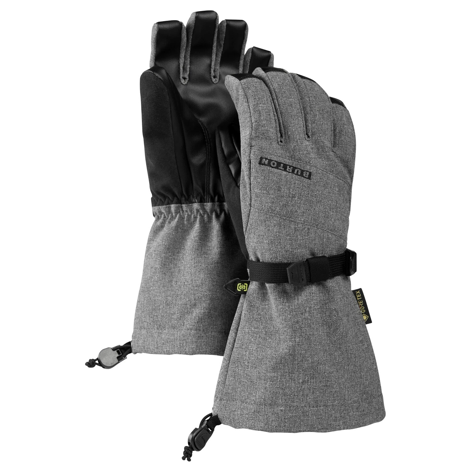 Burton Kids 2025 Snowboard Snow - Gore-tex Gloves - Gray Heather
