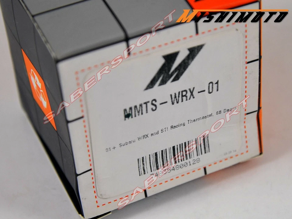 Termostato de carreras Mishimoto 154,4 °F para Subaru WRX 2002-2014 / 2004-2021 STi Foto 3 de 3