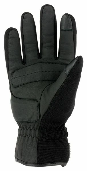 Guanti Moto Uomo Invernali Impermeabili In Pelle Di Capra – Protezione Nocche E Touch Screen, Taglia Grande, Nero
