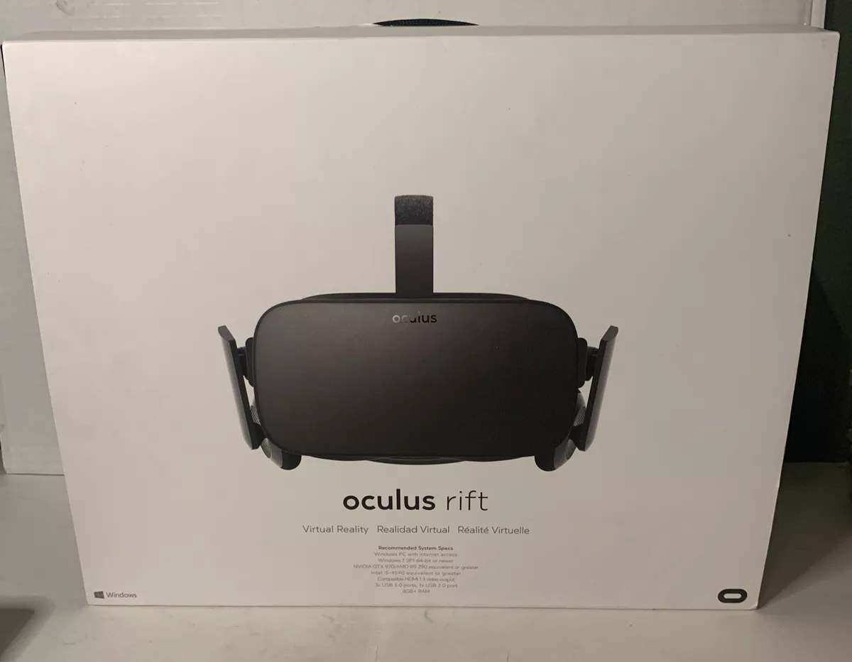 Oculus Rift Virtual Headset Black OPEN BOX NEVER USED | eBay