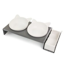 Futternapf Fressnapf Industrial Foodbar "Cat Diner" Futterstation aus Metall