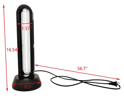 UV Ozone Disinfection Light Germicidal lamp Ozone Sterilizer Remote Timer - Afbeelding 8 van 8