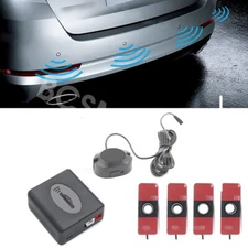 4Pcs Car Parking Sensors Assistant Reverse Backup Radar Security Alarm System