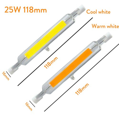 2-10X LED R7s 118mm 78mm Dimmable Bulb 7W 12W 15W 25W Replace Halogen Tube Light - Picture 16 of 16
