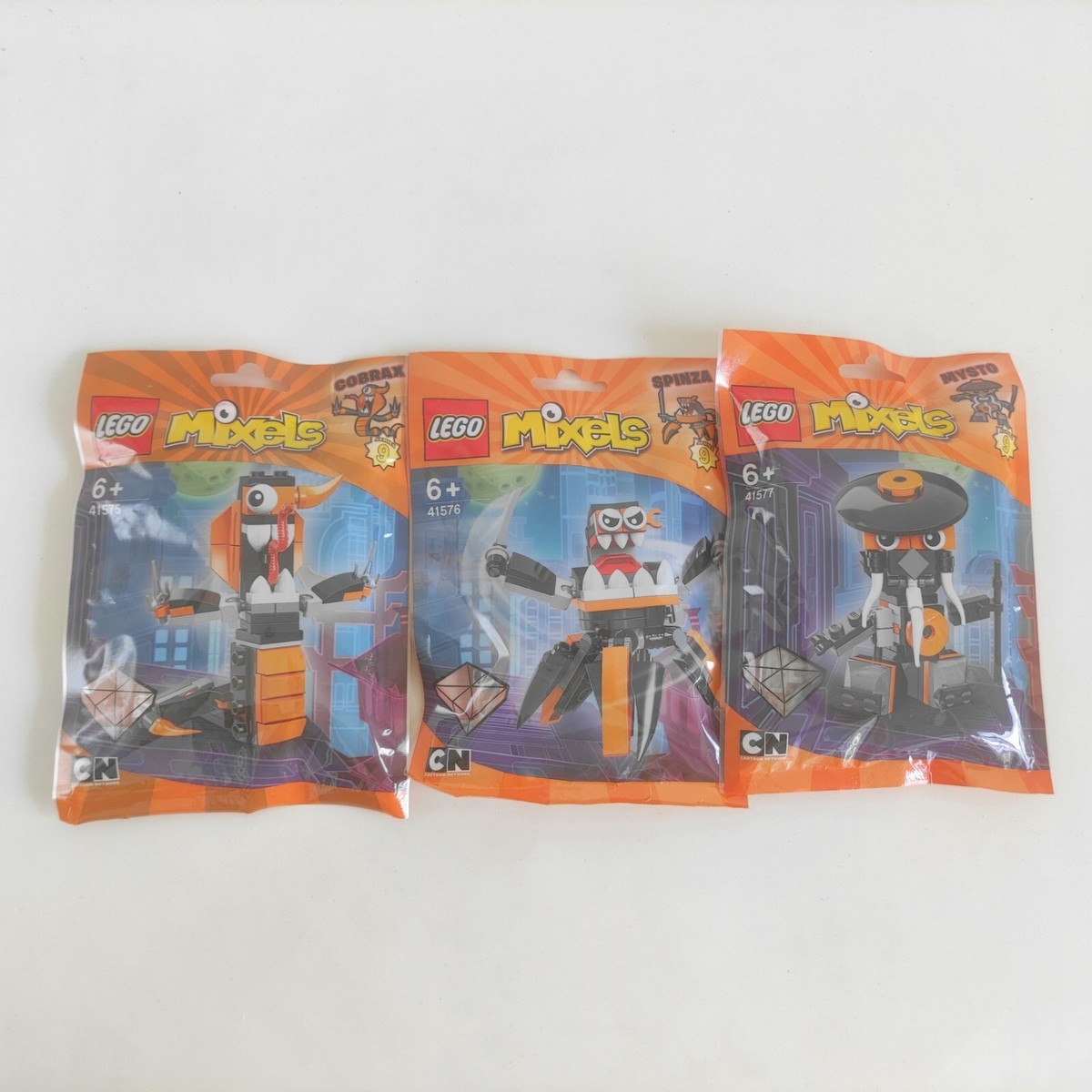LEGO MIXELS Series 9 Set of 3 41575 41576 41577 Cobrax Spinza