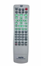 Sanyo RB-DRW500 OEM Original TV DVD Replacement Remote Control Tested Gray