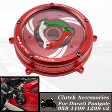 CNC Racing Clear Clutch Cover Spring Retainer for Ducati Panigale 959 1299 1199