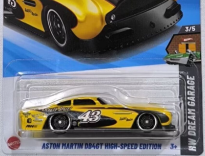 Hot Wheels 2025 Case E Mainline - ASTON MARTIN DB4GT - Int. Card