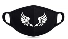 Image of GOTH WINGS Face Mask Washable Breathable Reusable Protection Gothic Dark Mask