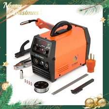 HITBOX 3IN1 MIG Welder,Inverter 110/220V ARC MIG Gasless Welding Machine HBM1200