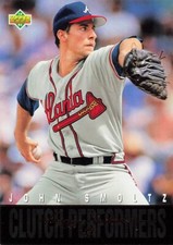John Smoltz Clutch Performers 1993 Upper Deck Baseball Card #R19