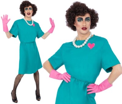 Rocky Horror Show Frank N Furter Kostüm – Offiziell Lizenziert, Komplett Mit Korsett & Accessoires