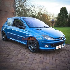 TUNING PEUGEOT 206  LAMA FRONTALE SOTTO PARAURTI SPLITTER SPOILER ANTERIORE