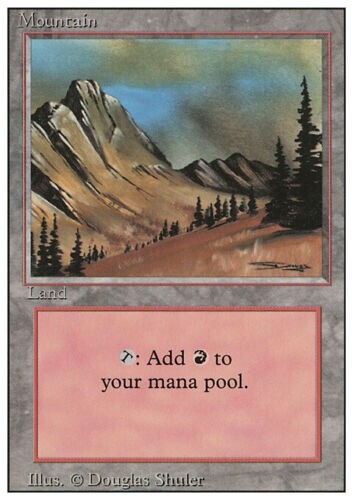 Magic the Gathering MTG Mountain (303) Revised Edition MP - Picture 1 of 1